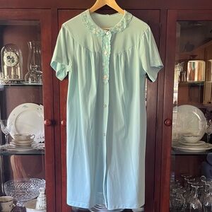 Vintage - Light Blue Women's Nightgown